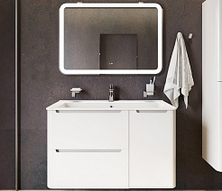 Iddis Мебель для ванной Edifice 100 подвесная белая – фотография-1